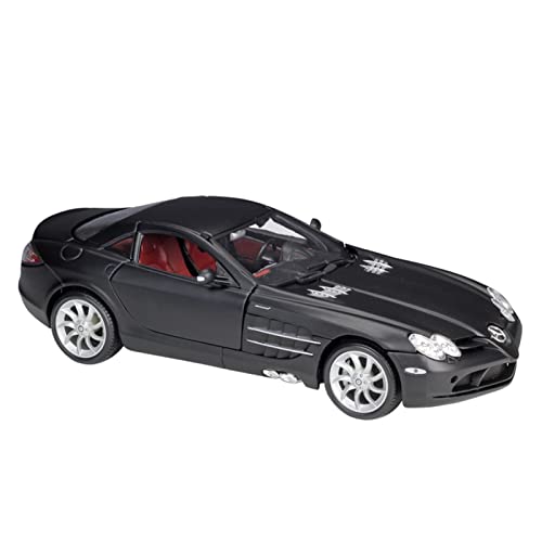 ZHONGNAN 1/18 para Mercedes-Benz SLR Coleccionables Clásicos Retro Decoración De Modelo De Coche Fundido A Presión De Metal (Color : Black)