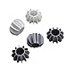 12 Pack Laundry Balls Non-Toxic Reusable Dryer Balls（6 White+6 Gray）
