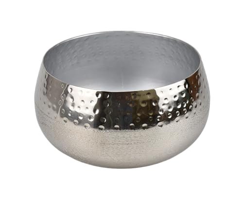 Generisch Schale Deko - Deko Schale - Silber - Metall - Aluminium Generisch Schale Deko - Deko Schale - Silber - Metall - Aluminium