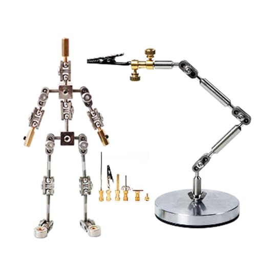 Squelette humanoïde pour animation stop motion pour stabiliser vos poses