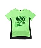 Nike Boy's Dri-Fit Short Sleeve Graphic T-Shirt (Little Kids) Lime Blast 7 Little Kid