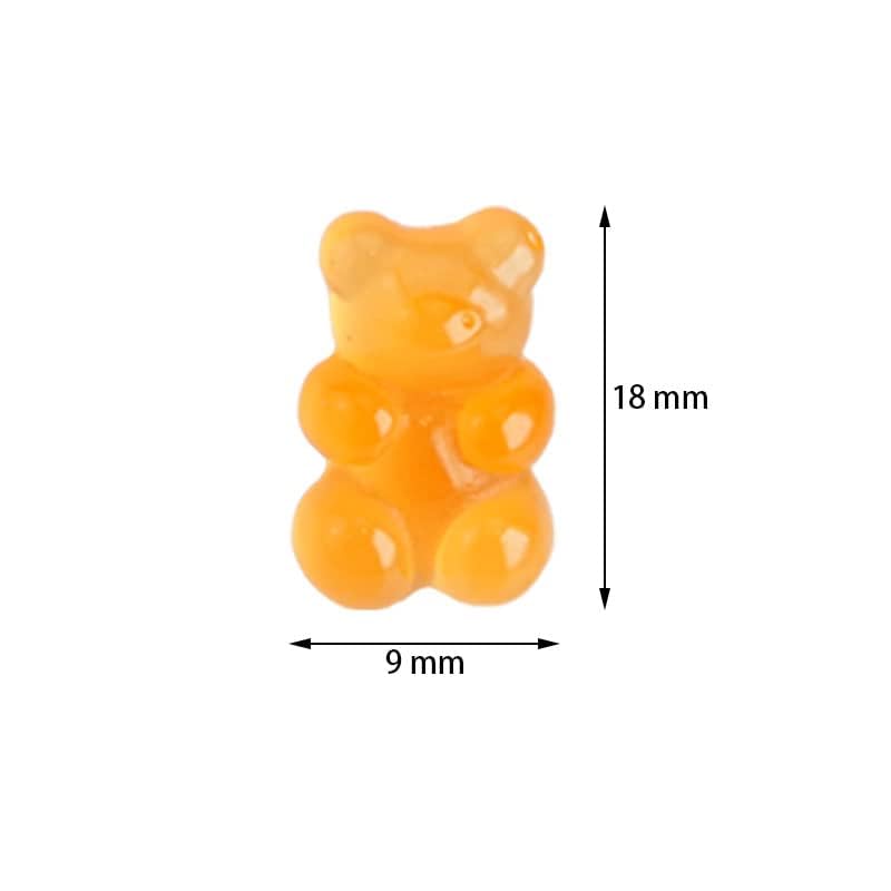 Bären-Reißzwecken Bunt – 40 Stück, Aus Harz & Metall, Für Pinnwand & Korktafel