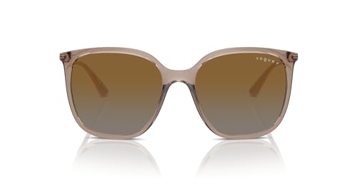 Vogue Eyewear Woman Sunglasses Black Frame, Dark Grey Lenses, 54MM