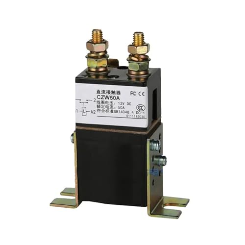 Contacteur CC 36V ZJW50A relais de puissance monophasé 50A 1NO pour batterie véhicule