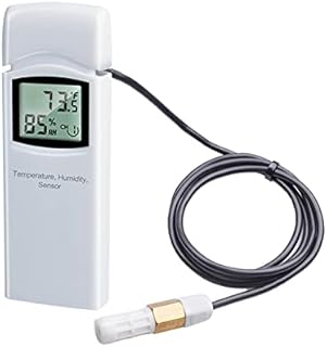 ECOWITT Wireless Indoor/Outdoor Thermo-Hygro Sensor with Temperature and Humidity Probe with 1.5m Extension Cord for Gateway or Weather Stations 868MHz