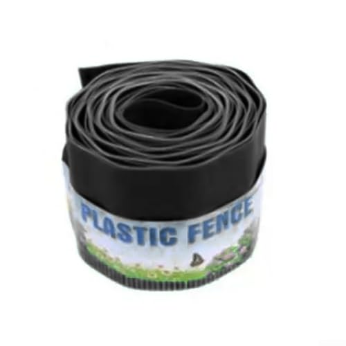 Borde de jardín en diseño flexible para césped limpio y división de parterres (10 cm x 9 m)