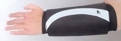 Champro Nylon or Elastic Forearm Pad (Black, Youth)