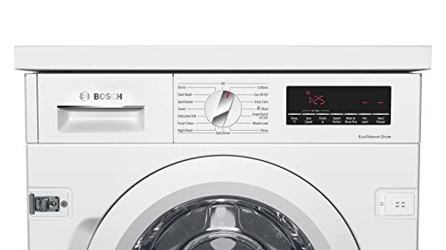 Bosch Home & Kitchen Appliances Serie 6 WIW28302GB Built in Washing Machine with 8kg Capacity, SpeedPerfect, ActiveWater Plus, AllergyPlus, EcoSilence Drive, 1400rpm, White