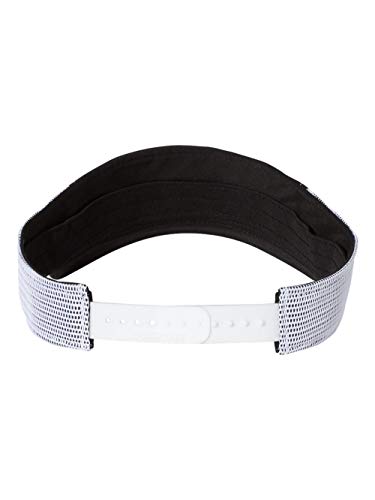 Richardson Trucker Visor Adjustable Black/ White #TOP2