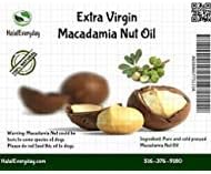 Macadamia Nut Oil - 100% Pure and all Natural 16 Oz - 100% cold pressed - Vegan