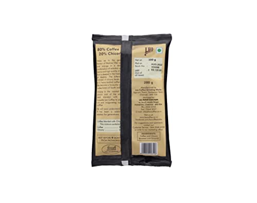 Image of Leo Coffee Madras Blend | South Indian Filter Coffee | 200g | 100% Pure | Freshness Sealed | Premium Roast