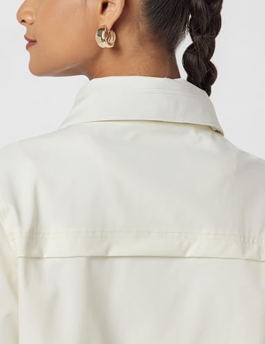 Image of Qube By Fort Collins Women's Faux Fur Regular Winter Puffer Jacket with Collar Stylish, Warm & Lightweight