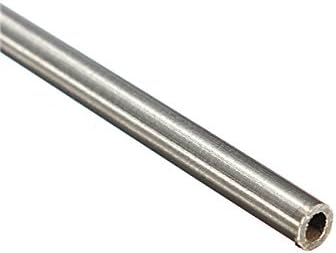CynKen 4pcs OD 6.5mm x 5.5mm ID Stainless Pipe 304 Stainless Steel Capillary Tube Length 250mm
