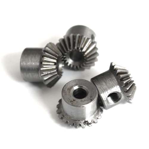 Engrenage conique droit 1 module 15 dents en acier 45# avec alésage de 6mm pour transmission
