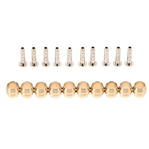 SOIMISS Insert à Aiguille D'huile De Frein à Disque Vélo Vtt Métal Robuste Connecteur Hydraulique 10 Pièces Réparation Freins Hydrauliques Équipement Vélo Sport Montagne