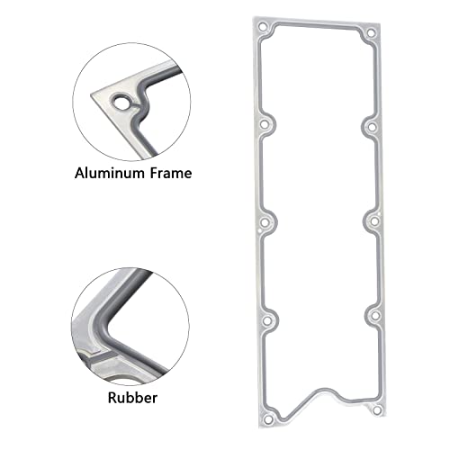 Image of LS Gen 3 Valley Pan Cover Gasket Plate Compatible with LS1 LS2 5.3L 6.0L LM7 LR4 LQ4 LS6 L59 LQ9 LM4 L33 4.8L 5.7L LSX
