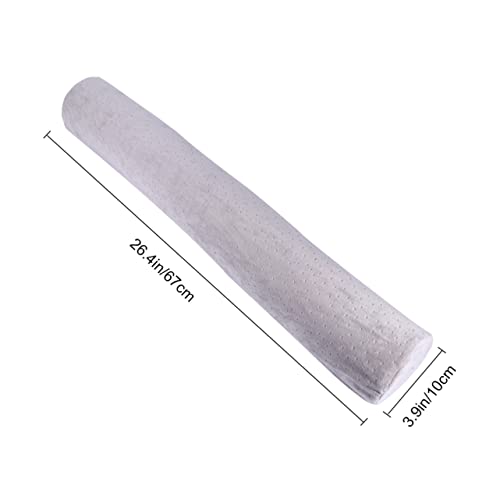 Oreiller à mémoire de forme pour nuque Homoyoyo, coussin cervical roulé pour lit et voyage