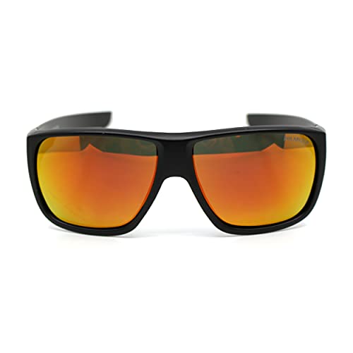 Image of SA106 Polarized Kush Mirror Lens Sport Warp Oversize Mens Sunglasses