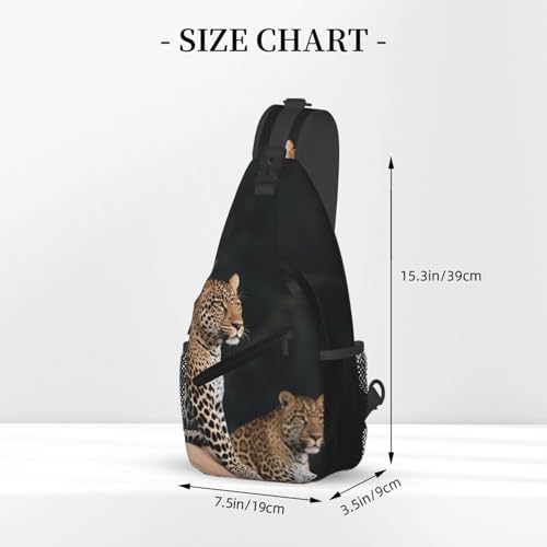 Bolso Cruzado Urbano Negro para Hombre y Mujer miniatura 3