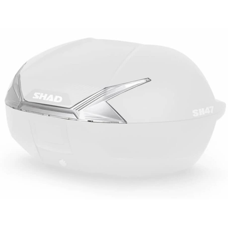 Catadióptrico blanco SH47 reflectante de repuesto para baúl de motocicleta