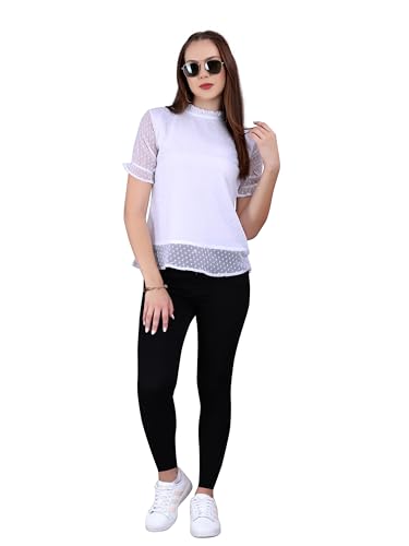 Image of Sidhidata Women's Tissue Fabric Premium Regular Fit Casual Top For & Girl'S