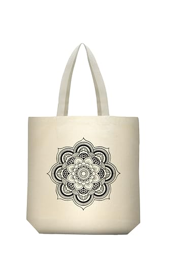 Image of Canvas Tote Bag for Women with Zipper