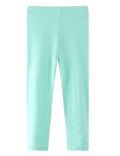 Kiench Toddler Girls Cotton Leggings Solid Color Comfortable Kids Pants