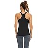 Rosyline-Tank-Tops-for-Women-with-Shelf-Bra-Racerback-Workout-Yoga-Tops-Undershirts-for-Women Rosyline Tank Tops for Women with Shelf Bra Racerback Workout Yoga Tops Undershirts for Women Black/Navy Blue/Wine Red M