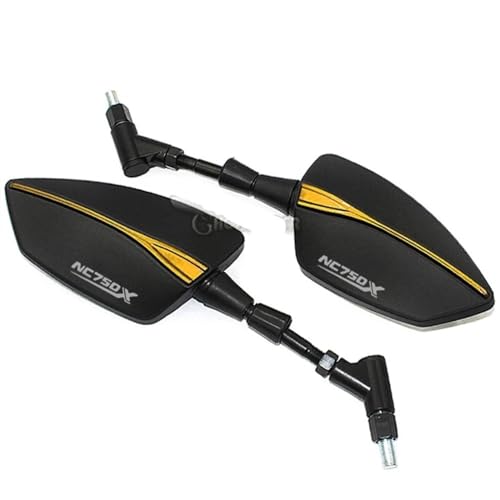 Rétroviseurs NC750X Universels Anti-Vibrations avec Adaptateurs Vis 8MM 10MM