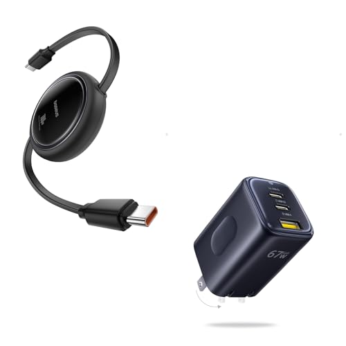Baseus PICOGO Cargador USB C 67W con 3 Puertos