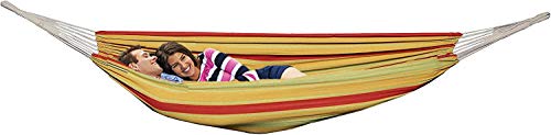 Ledmark Ind. Trekmate Breathable Cotton Fabric Canvas Two Person Double Brazilian Hammock,for Camping, Outdoors Gear, Backpack, Hiking, Hunting,Backyard