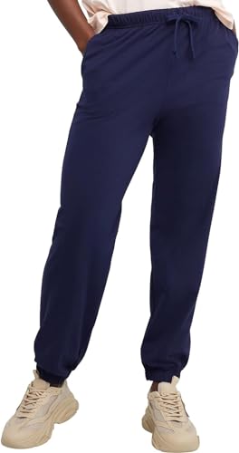Image of Women Solid Joggers for Running, Yoga, Fitness, Lounge Wear Comfortable Cotton Joggers for Women and Girls