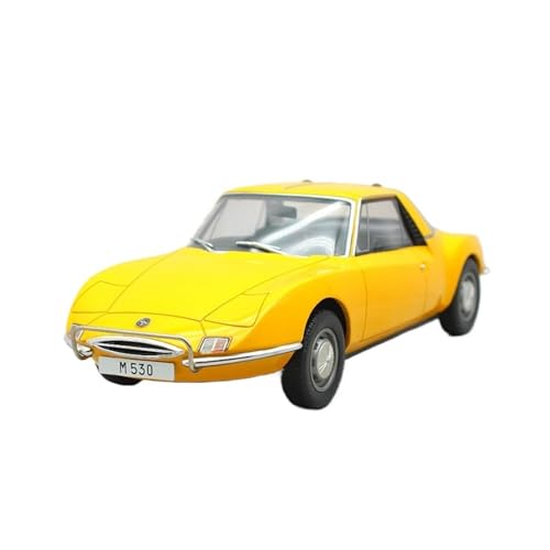 Classique Die Cast Modèle Résine 1:18 pour Matra 530 Jaune Véhicule Statique Métal Moulé Ornements Alliage Modèle De Voiture Miniature De Collection