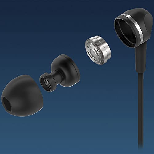 Fone De Ouvido Motorola Earbuds 105, Anti Ruido Com Microfone - Preto