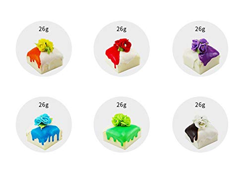 HongTu 6PCS Big Cube Cake Simulation Food Artificial Fake Food Model Play Food Kids Toy Home Kitchen Party Decoration Store Market Display Photography Props, Color Random - Thumbnail 4
