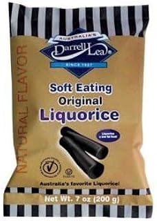 Original (Black) Soft Eating Liquorice, 7-Ounce Bags (Pack of 8) ( Value Bulk Multi-pack)