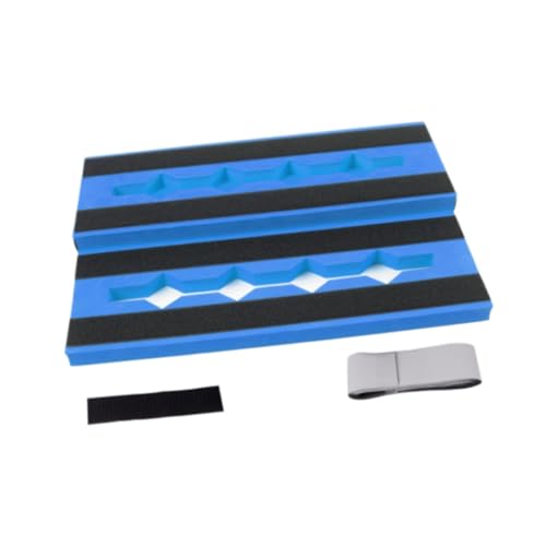 Colaxi Large Guitar Effect Pedal Board Guitar Accessories Nonslip Stable Lightweight Pedalboard Single Effect Board for Home Concert, Blue