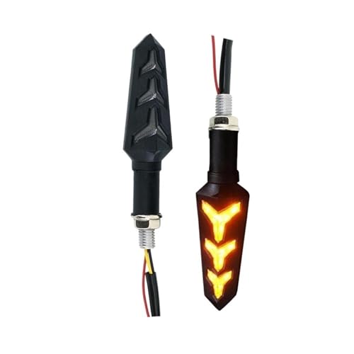 Clignotants de pour moto fluides jaunes avec feux de signalisation et freinage