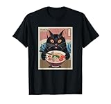 Cat Eating Ramen noodles