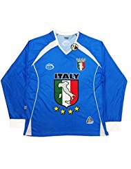 ARZA Italy 2016 New Soccer Jersey Blue Long Sleeve (Large)