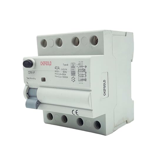 Disjoncteur type B résout les risques de fuite de courant continu pour installation 4P 63A 30mA