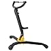 Compact Saxophone Stand With Adjustable Backrest, Foldable Metal Stand For Alto/Tenor, Anti-Slip Triangle Base With Lock