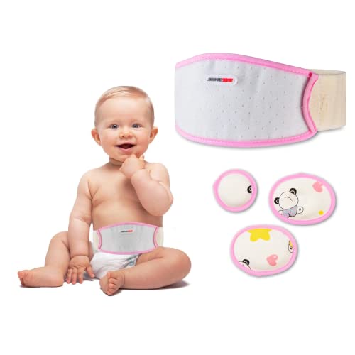Umbilical Hernia Belt Baby Belly Button Band Infant Newborn Belly Band Wrap Baby Abdominal Binder Umbilical Truss Cord Adjustable Navel Band
