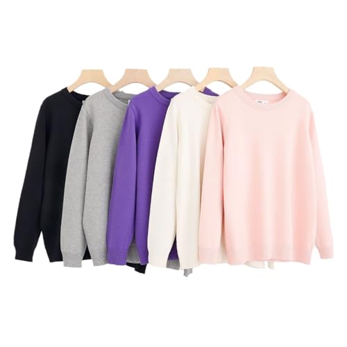 Toddler Boys Girls Comfort Pullover Sweaters Long Sleeve Crewneck Solid Sweater Knitted Shirt Kids Fall Winter Clothes2