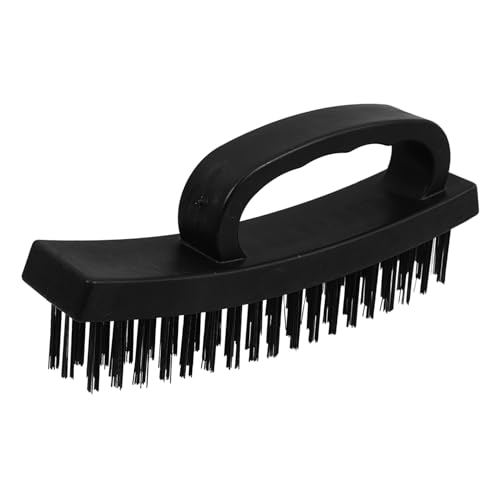 DOITOOL Wire Brush for Rust Removal and Paint Cleaning Small Durable Metal Brush with Silver Wires Versatile Industrial and Household Cleaning Tool