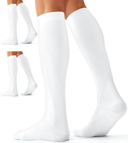 Image of Compression Socks for Women and Men(3 Pairs)15-20mmHg - Best Circulation Support Socks