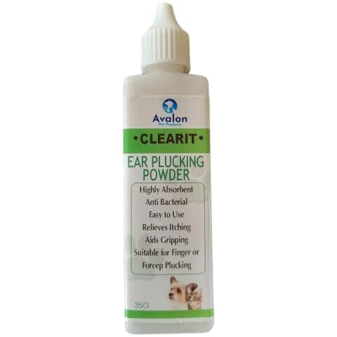 Avalon CLEARIT Ear Plucking/Hair Pulling Removal Powder 35G HELPS KEEP EARS FRESH & CLEAN ANTI BACTERIAL EXCELLENT FOR GRIPPING Cover
