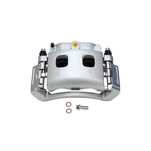 Image of Detroit Axle - Front Brake Kit for 02-05 Dodge Ram 1500, 05-06 Durango, Disc Brake Calipers Ceramic Brake Pad 2002 2003 2004 2005 2006 Replacement