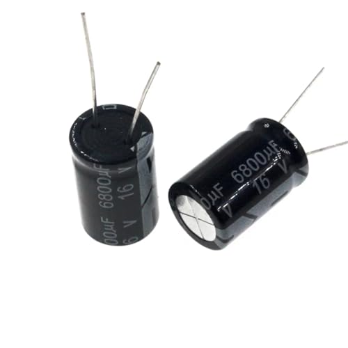 Condensateur électrolytique 6800uF 16V radial 16x25mm pour circuit électronique