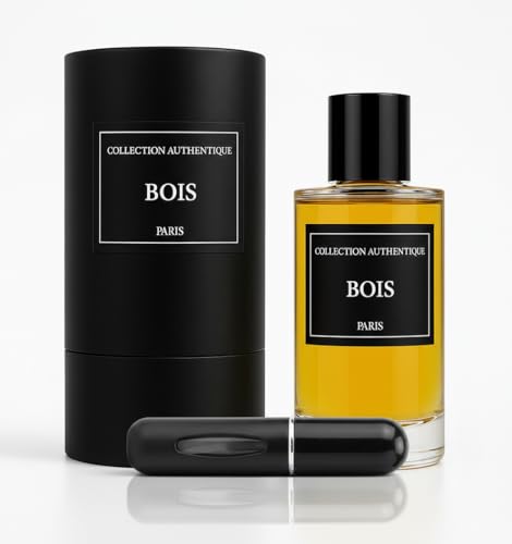 Image of Collection Authentique Bois Paris, Luxury Unisex Eau de Parfum, 50 ml, Extrait de Parfum with Refillable Travel Atomiser Included for Men and Women, Made in France